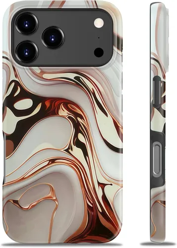 Miniatura 233 de Goodon para iPhone 17 Pro, Funda Estética de Gato Negro y Niña Naranja, Compatible con Magsafe, Funda Protectora Retro Única y Moderna de Silicona