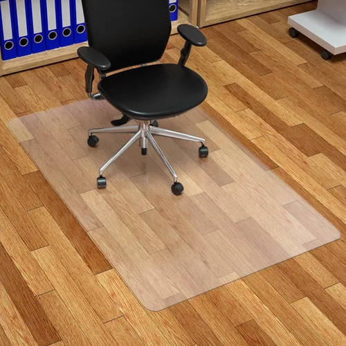 Miniatura 17 de FuturHydro Tapete para silla de oficina para suelo de madera dura, 36 x 48 pulgadas, tapete transparente para silla de computadora, tapete