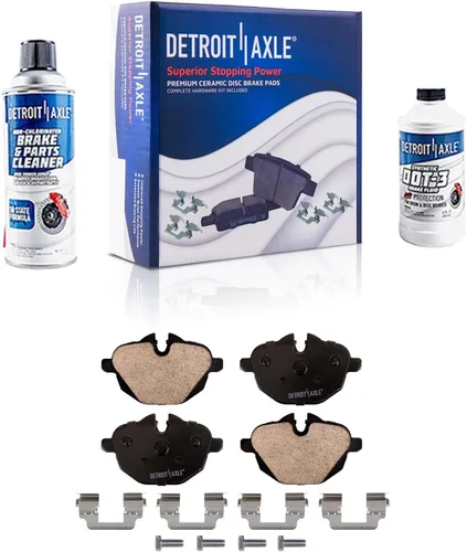 Miniatura 35 de Detroit Axle - Pastillas de Freno Delantero para Nissan Altima Maxima Sentra 350Z Cube Juke Versa INFINITI G20 G35 I30 I35 Suzuki SX4, Pastillas