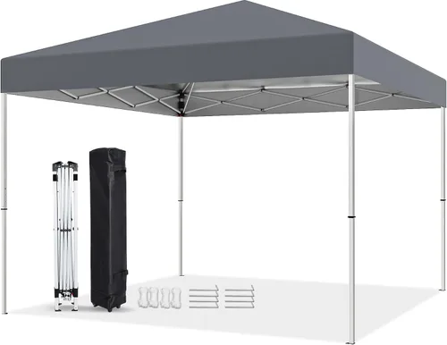 Miniatura 9 de Nova Microdermabrasion Tienda de campaña desplegable de 10 x 10 pies, fácil de instalar al aire libre, patas rectas instantáneas, refugio portátil