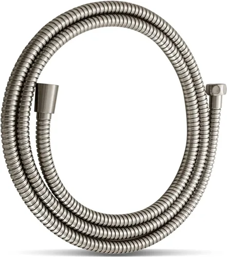 Miniatura 13 de OFFO Manguera de ducha, manguera de acero inoxidable libre de arrugas de 48 pulgadas con electrochapado, manguera de ducha de mano con conector