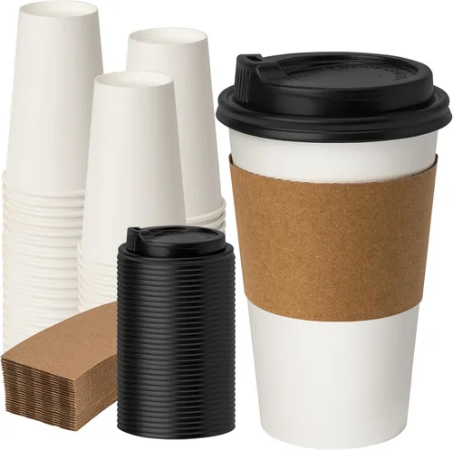 Miniatura 26 de RACETOP Paquete de 300 tazas de café de papel de 3 onzas para baño, vasos desechables para enjuague bucal, vasos de papel pequeños para fiestas