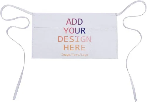Miniatura 14 de Delantal personalizado con bolsillos para mujeres y hombres, diseño personalizado de tu imagen texto logotipo para cocina delantales de cocina