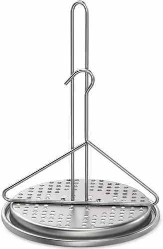 Kit de accesorios para freidora de pollo de pavo, soporte para pollo con gancho elevador de mango de alambre cromado, estante vertical para asar