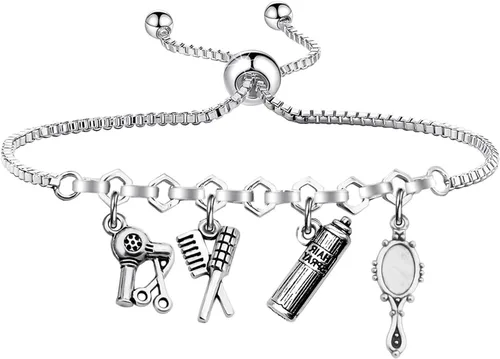 Miniatura 2 de PLITI Pulsera de peluquería para peluquería regalo de agradecimiento cosmetología regalo de graduación para peluquero de cabello regalo esteticista
