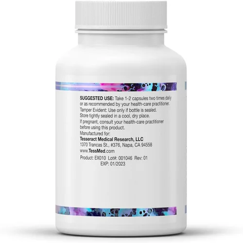 Miniatura 9 de Tesseract Medical Research BerberActiv-QR Berberine Suplemento de apoyo inmunológico, apoya la salud del hígado, hipoalergénico, 350 mg, 90 cápsulas