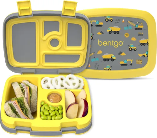 Miniatura 41 de Bentgo Kids Prints - Lonchera de 5 compartimentos estilo bento, a prueba de derrames, porciones de tamaño ideal para niños de 3 a 7 años, duradera