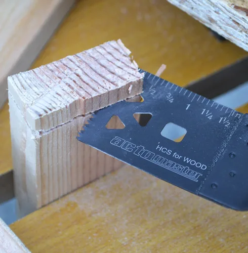 Miniatura 3 de HCS - Hojas de sierra oscilantes para madera y paneles de yeso, multiherramienta, paquete de 15