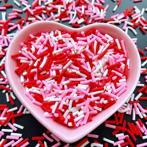 Miniatura 23 de 50g de chispas falsas de resina, chispas de caramelo falso, chispas de arcilla, chispas de polímero, rebanadas de arcilla de polímero para arte