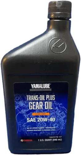 Yamaha Original OEM Yamalube Acc-Trans-PL-US Aceite de transmisión Plus para caja de engranajes de 2 tiempos/transmisiones Yamalube OEM - 1 cuarto
