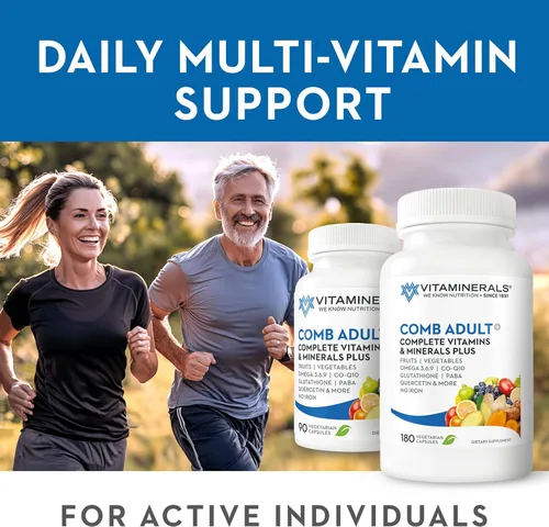 Miniatura 8 de Vitaminerals CombAdult - Fórmula integral de vitaminas y minerales Sin OMG Cápsulas vegetales (90)