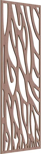 Miniatura 182 de 9 3/8"W x 24 3/8"H x 1/4"T Bristol Decorativos Paneles de Pared de Madera Calado, Cereza