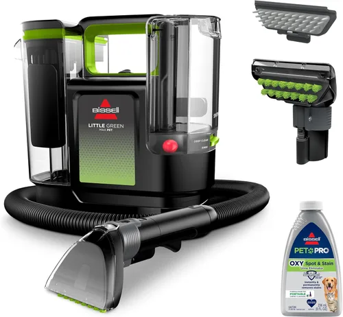 Miniatura 10 de BISSELL® Little Green® Max Pet Limpiador Profundo Portátil para Alfombras y Tapicería, Detallador para Carro/Auto, con Herramienta Autolimpiante