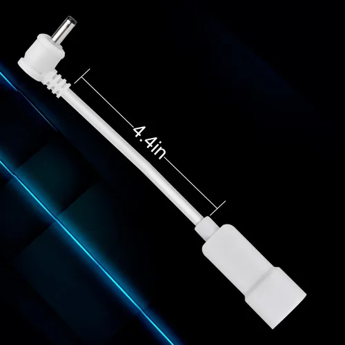 Miniatura 6 de Prestantious Adaptador de cable de alimentación, adaptador de enchufe USB-C a CC de 0.138 in compatible con batería de cámara Stick Up y batería