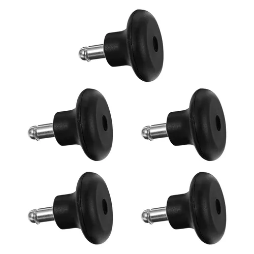 NUOBESTY 5 ruedas para silla de oficina, ruedas de goma para silla de repuesto, ruedas para silla de silla, ruedas giratorias para ruedas fijas para