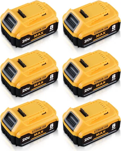 Miniatura 8 de Repuesto de 8.0Ah para batería Dewalt de 20 V Max DCB200 DCB203 DCB204 DCB206 DCB201 DCB180 batería de iones de litio compatible con herramientas