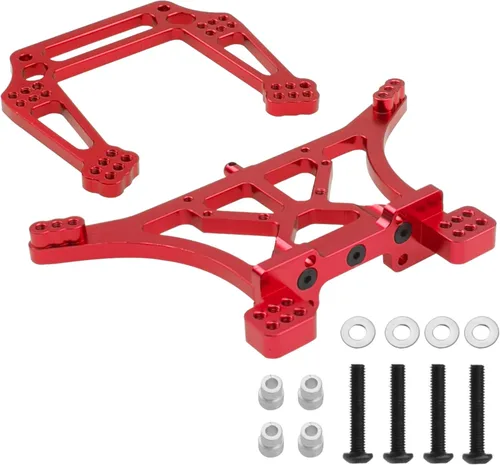 Miniatura 7 de ShareGoo - Soportes de torre de choque delanteros y traseros de metal, parte de actualización de 3638 3639, compatible con Traxxas Slash 2WD Rustler