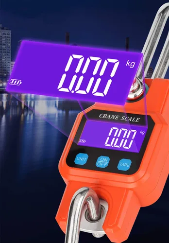 Miniatura 3 de Klau - Báscula digital portátil recargable para grúa, color negro, 300 kg/600 lb Heavy Duty, pantalla LCD con luz de fondo, para la caza