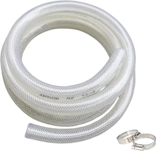 Miniatura 9 de Tubo de PVC transparente trenzado de alta presión de 1/2 pulgada de diámetro interior x 3/4 pulgadas de diámetro exterior de 25 pies, tubo de vinilo