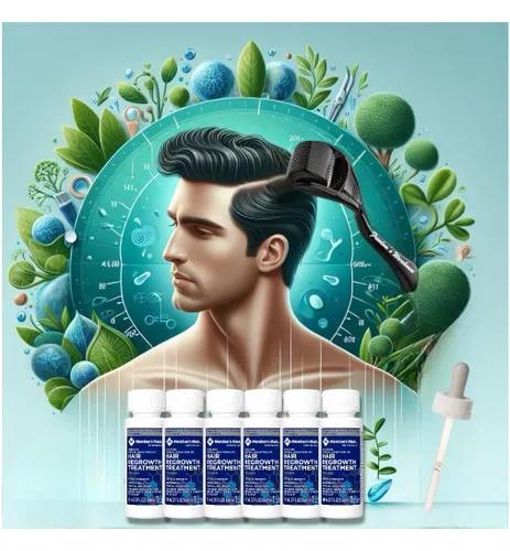 Miniatura 3 de Paquete de 6 unidades de minoxidil al 5% para hombres para tratamiento de crecimiento del cabello, solución líquida extra fuerte 5% tópica