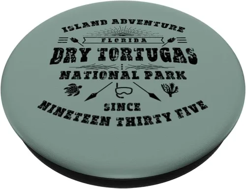 Miniatura 2 de Dry Tortugas National Park Florida Keys Island Souvenir PopSockets intercambiables PopGrip