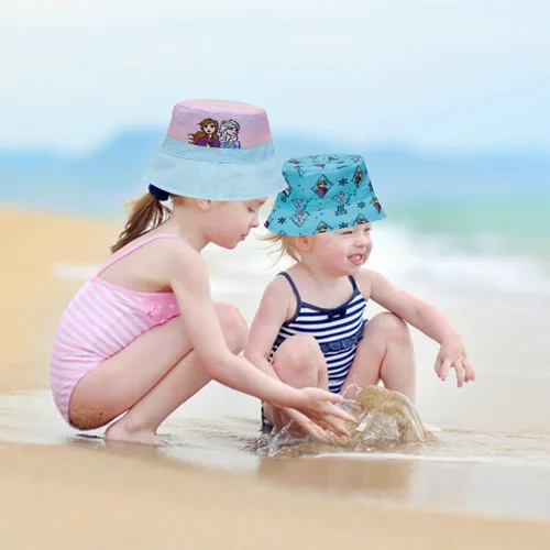 Miniatura 5 de Minnie Mouse - Sombrero de pescador para niños sombrero de cubo para verano sombrero de playa para bebé sombrero de sol para niños pequeños adorable