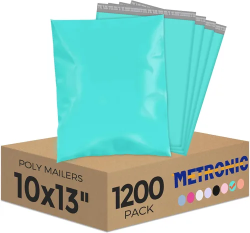Miniatura 30 de Metronic 1000 sobres de polietileno de 14.5 x 19 pulgadas, bolsas de envío resistentes para pequeñas empresas, bolsas de polietileno impermeables