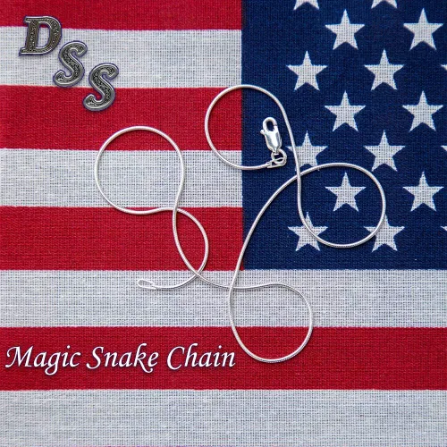 Miniatura 6 de Cadena italiana estilo serpiente de 8 caras para mujer, de plata esterlina 925 de 1 o 1.6 mm con cierre de mosquetón