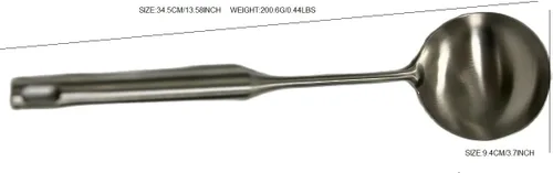 Miniatura 4 de Cucharón de sopa de acero inoxidable 304, utensilios de cocina de acero inoxidable 304 para cocinar con diseño antiquemaduras, herramienta de cocina