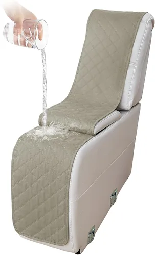 Miniatura 179 de HDCAXKJ Fundas de sofá seccional reclinable 100% impermeable, forma de L, funda de sofá reclinable lavable acolchada suave para mascotas, perro
