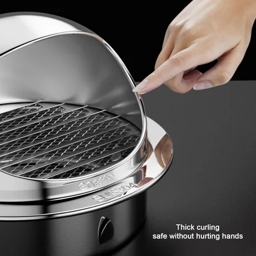 Miniatura 5 de Tapón de chimenea de acero inoxidable 304, protector de tubería para tubería, tapa de escape de lluvia, tapa de lluvia de chimenea, tapa