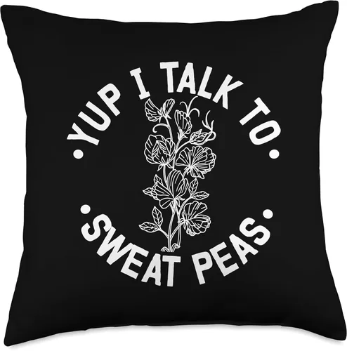 Miniatura 4 de Sweet Peas Plant Accessories Soil Terrarium Sweet Peas Throw Pillow