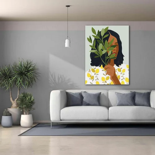 Miniatura 8 de Epic Graffiti 'Botany Portrait I' de Victoria Barnes, lienzo giclée, arte de pared, 40 x 54 pulgadas