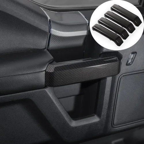 Miniatura 9 de Voodonala para F-150 2015-2020 Cubiertas de manija interior para puerta de Ford F150 2015-2020 Compatible con Ford F150 F250 F350
