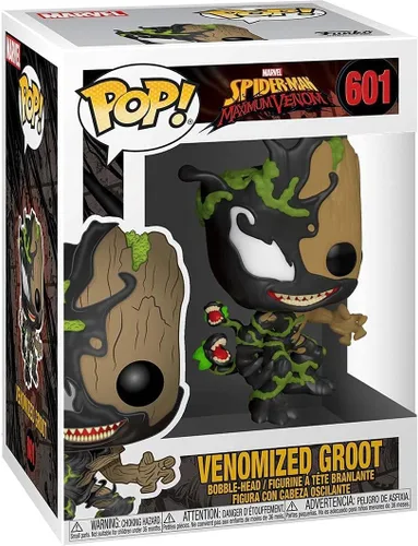 Miniatura 3 de POP Marvel: Venom - Venomized Toddler Groot Funko Pop! Figura de vinilo (incluye funda protectora compatible con caja Pop Box), multicolor, 3.75