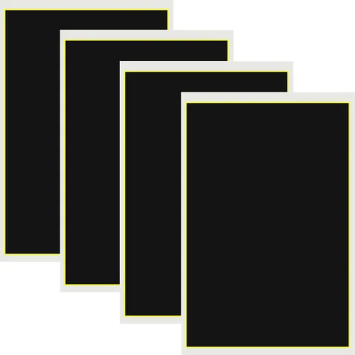 4 piezas de papel de marcado láser negro grabado 15.4x10.6 in papel de color grabado láser papel de marcado láser para cerámica vidrio metal corte