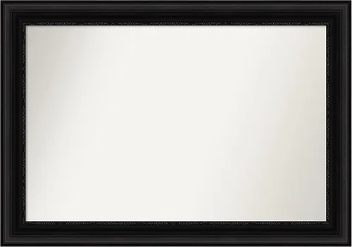 Miniatura 572 de Amanti Art Espejo personalizado, espejo de baño negro puente, espejo de pared o espejo de tocador de baño sobre el fregadero (26 x 26 pulgadas)