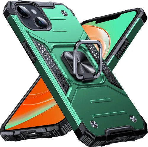 Miniatura 8 de Anqrp Funda resistente para iPhone 6/7/8/SE/SE2 con soporte de anillo mejorado y agarre, grado militar, a prueba de golpes, resistente y robusta