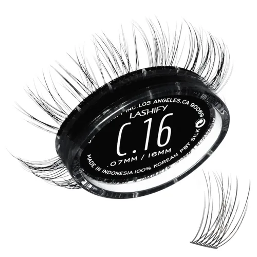Miniatura 33 de Lashify Curl - Extensiones de pestañas Gossamer DIY de 0.394 pulgadas, color negro, pestañas postizas fáciles para un aspecto natural