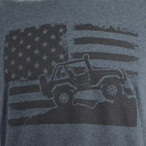 Miniatura 3 de Americana Off-Road en un oscuro Heather T Shirt