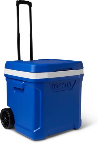 Miniatura 10 de Igloo Enfriadores duros Serie Profile II Baúles de hielo aislados Enfriador de rodillos con ruedas Azul 42-Can