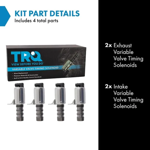 Miniatura 2 de TRQ Juego de solenoides de sincronización de válvula variable compatible con Ford Edge F-150 2016 Lincoln MKX 2015-2016