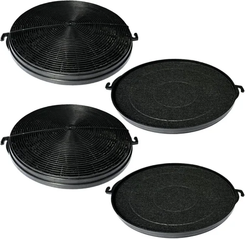 Miniatura 5 de Juego de 4 filtros de carbón CF1 de repuesto para modelos de campana extractora Zline KBCRN-36, KBCRN-42, KBCRN-48, KECRN-36, KN4-48, KE2i-36, KL2-30