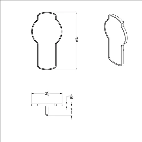 Miniatura 4 de Emblema de bandera de Estados Unidos fundido a presión cromado compatible con Kenworth T680 y T880, pieza de repuesto