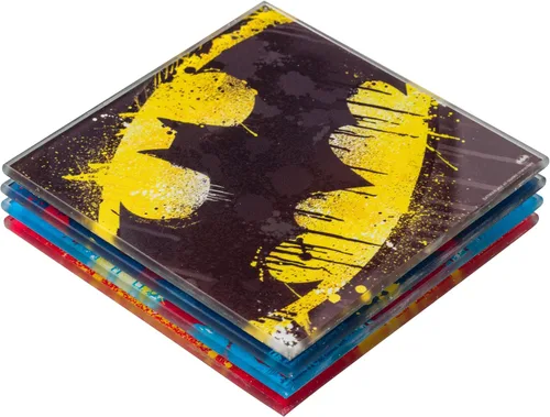 Miniatura 24 de Silver Buffalo Harry Potter Constellations - Juego de posavasos de cristal de 4 piezas, multicolor (HP26175A)