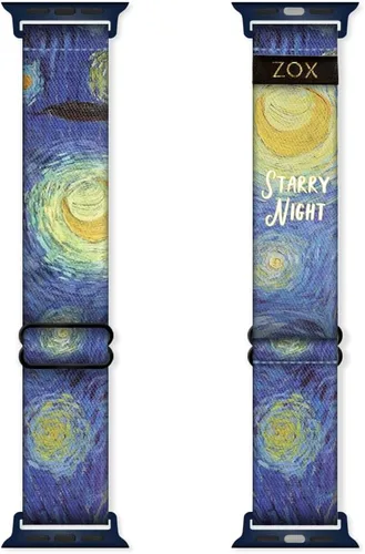 Miniatura 18 de ZOX Correa para Apple Watch, banda elástica con afirmaciones motivacionales y hermosas obras de arte, regalos para hombres, mujeres y niños