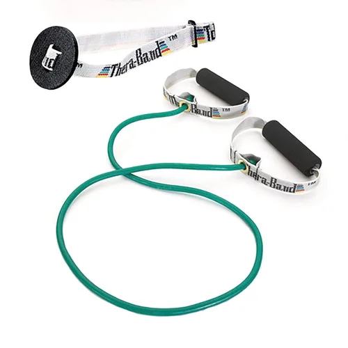 Miniatura 8 de THERABAND Tubos de Resistencia, Tubería Elástica de Látex Profesional con Mangos Suaves, Ejercicio, Terapia Física, Pilates Inferior, Entrenamientos