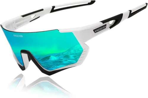 Miniatura 12 de KINGSEVEN Gafas de sol polarizadas de ciclismo para hombre, gafas de sol deportivas MTB gafas de bicicleta UV400 protección LS910