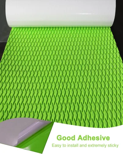 Miniatura 4 de Hjdeck - Tapete universal para tabla de surf de espuma de etilvinilacetato para piso de lancha, lámina autoadhesiva antideslizante, tapete de agarre