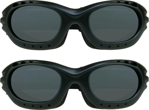 Miniatura 10 de Bikershades Gafas de Seguridad para Motocicleta para Hombre y Mujer. Lentes Polarizadas, Humo, Azul Espejado u Naranja, Lentes Amarillos